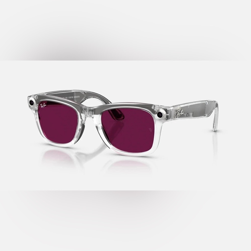 Ray-Ban Meta Gen 2 Limited Edition Matte Transparent Clear/Ruby RW4012 6770MI